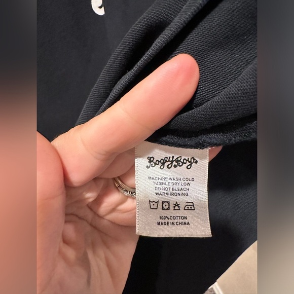 Bogey Boys Essential Black Men’s T-Shirt Midweight , size Large - Picture 5 of 8